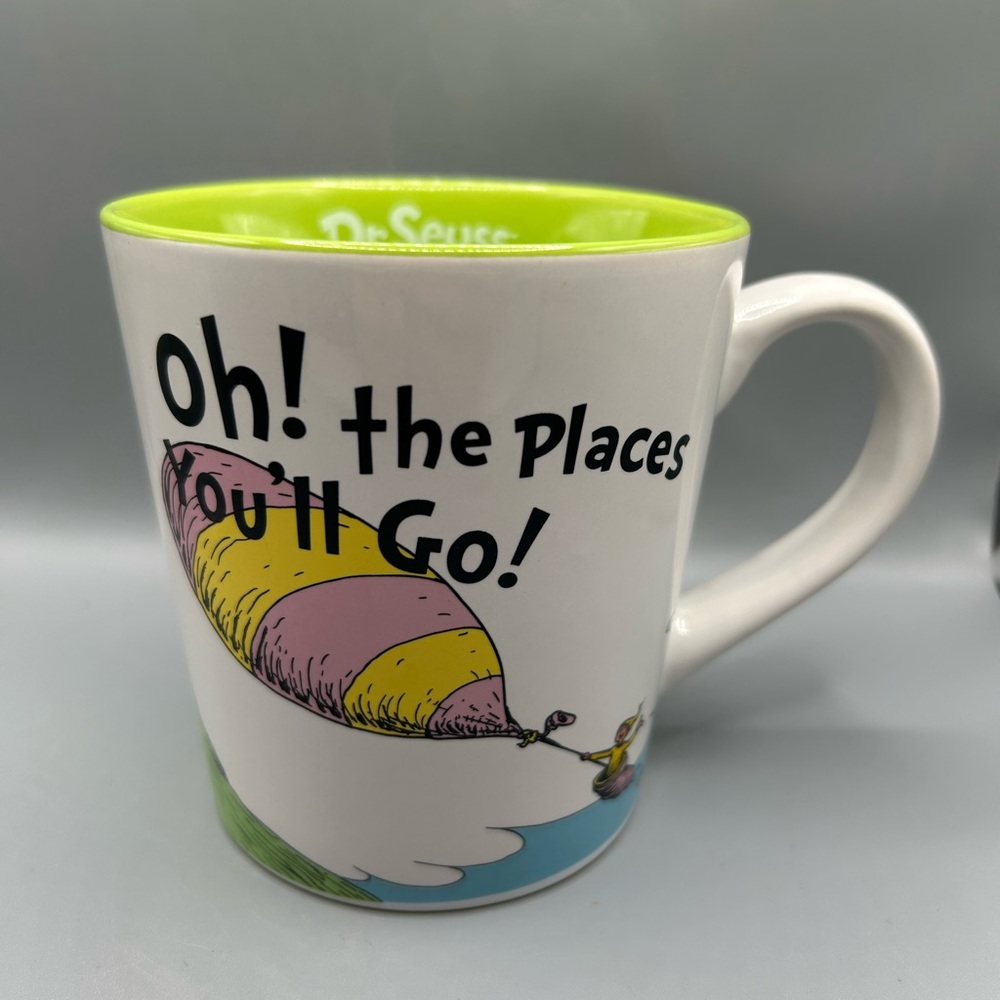 Dr. Seuss OH! THE PLACES YOU’LL GO! Coffee Mug GRADUATION Motivational NEW